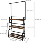 yeshine 3-Tier Hanging Plant Stand Indoor, 68 Inch Tall Metal Plant Shelf - Image 6