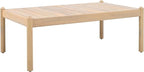 Christopher Knight Home Lenor Patio Acacia Wood Coffee Table, Solid Wood - Image 5