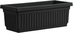 HC Companies 30 Inch Long Fluted Plastic Venetian Garden Window Container - Image 2