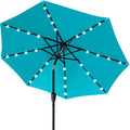 ABCCANOPY 7.5ft Solar 24 LED Lighted Patio Umbrella by ABCCANOPY