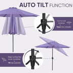 Tempera Patio Market Outdoor Table Umbrella - Image 2