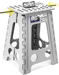 Delxo Folding Step Stool 17.5 Inch, Heavy Duty Step Stools by Delxo
