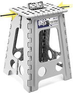 Delxo Folding Step Stool 17.5 Inch, Heavy Duty Step Stools by Delxo