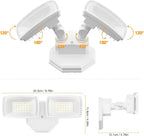 Onforu 3200LM Flood Lights Outdoor, 32W 6500K LED Security Light Manual Switch - Image 8