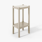 WestinTrends Malibu 36" Outdoor Adirondack HDPE 2-Tier Patio Side Table - Image 10