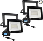 50W Flood Lights Outdoor, 8000LM Bright LED Work Light, IP66 Waterproof Outside by Unknown