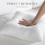 Ashler Outdoor Pillow Inserts, 18x18 Waterproof Throw Pillows Pack of 2 - Image 6