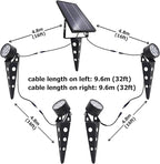 Solar Outdoor Spotlight Legacy 50X 4PK, Garden Landscape Yard Pathway Light - Image 3