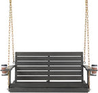 VINGLI Heavy Duty 1600 LBS HDPE Porch Swing Outdoor by VINGLI