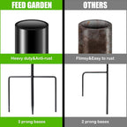 FEED GARDEN Adjustable 32 Inch Shepherd Hooks Rust Resistant Steel Shepard Hooks - Image 3