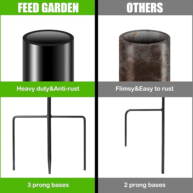 FEED GARDEN Adjustable 32 Inch Small Shepherds Hooks - Image 3