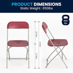 Flash Furniture Hercules Series Plastic Folding Chair - Image 3