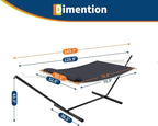 2 Person Outdoor Hammock with Stand, Portable Hammock, Heavy Duty Hammock with - Image 5