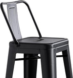 AC Pacific 30” Metal Barstool Set of 2 – Country Rustic Style - Image 6