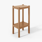 WestinTrends Malibu 36" Outdoor Adirondack HDPE 2-Tier Patio Side Table - Image 10