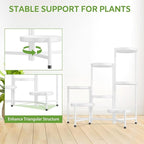 iDavosic.ly 7 Tier Large Plant Stand Indoor, 10 Inch Wide Tall Corner Metal - Image 6