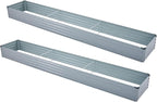 2 Pack 12x2x1FT Galvanized Raised Garden Bed Kit, Outdoor Metal Planter Box - Image 6
