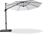 PURPLE LEAF 10 Feet Patio Umbrella Outdoor Cantilever Round Umbrella Aluminum - Image 2