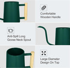 Watering Can Indoor Plants, 35 oz/1000 ml Metal Stainless Steel Watering Can Pot - Image 5