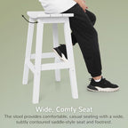 Outdoor Bar Stools Set of 2, Waterproof Barstools, - Image 6
