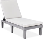 Best Choice Products Outdoor Lounge Chair, Resin Patio Chaise Lounger by BestChoiceProducts