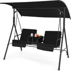 Tangkula 2 Person Porch Swing, Outdoor Swing by TANGKULA