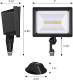 DEWENWILS 2 Pack 34W Flood Lights Outdoor, 3200 LM Super Bright IP65 Waterproof - Image 7