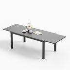 Sophia & William Expandable Patio Dining Table, Extra Large 99.2" L x 35.5" W - Image 8
