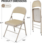 VINGLI 10 Pack Folding Chairs - Image 3