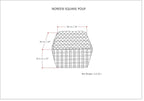 SIMPLIHOME Noreen Square Pouf - Image 3