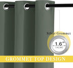 NICETOWN Blackout Kids Room Curtain 54 inch Length, Thermal Insulated Grommet - Image 2