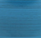 Garden Elements Indoor/Outdoor Glazed Brushed Happy Plastic Planter, Dark Blue - Image 2