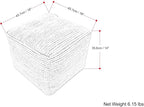 SIMPLIHOME Eastmont Square Pouf - Image 3