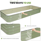 5-in-1 Adjustable Raised Garden Bed Kit | Galvanized Planter Boxes - Image 8