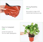 JERIA 200 Pack 6 Inch Plastic Nursery Pots Comewith Drainage Holes, Seedling - Image 5