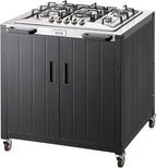 Gas Grill, Movable Outdoor Gas Stove Stainless Steel Top by Idealforcook