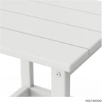 POLYWOOD Long Island 18" Side Table - Image 6