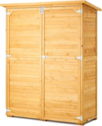 VEVOR Outdoor Storage Shed, Large Wooden Outside Storage Cabinet by VEVOR