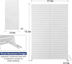 FENCY Outdoor Privacy Screen, Outdoor Freestanding Privacy Screen & Panels - Image 2