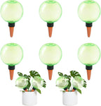 6pcs Large Plant Self Watering Globes, 17.5 oz Plastic Water Bulbs Top Fill by GEWOSI