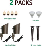 Lumina Lighting® 4W Landscape Lighting 12V Landscape Lights Low Voltage - Image 2