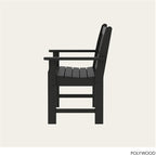 POLYWOOD GNB48BL Vineyard 48" Bench - Image 6