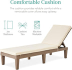Best Choice Products Outdoor Lounge Chair, Resin Patio Chaise Lounger - Image 5
