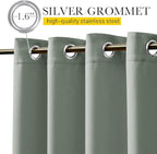 NICETOWN 2 Panels Weighted Outdoor Curtains - Image 6