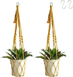 Artilady Boho Macrame Plant Hangers by Artilady