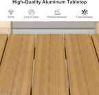 PURPLE LEAF 9 Piece Longer Patio Dining Set - Image 7