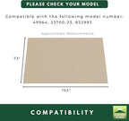 Garden Winds Durable 350 Replacement Canopy Top Compatible - Image 7