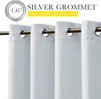 NICETOWN 2 Panels Fixed Outdoor Curtains Waterproof - Image 8