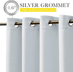 NICETOWN 2 Panels Windproof Outdoor Curtains - Image 3