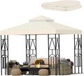 10x10 Canopy Replacement Top Double Tiered Gazebo Cover by Unknown